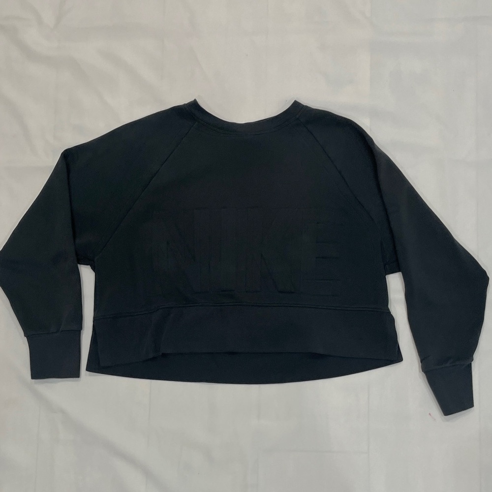 Nike Women's Dark Gray Crew Neck Sweater